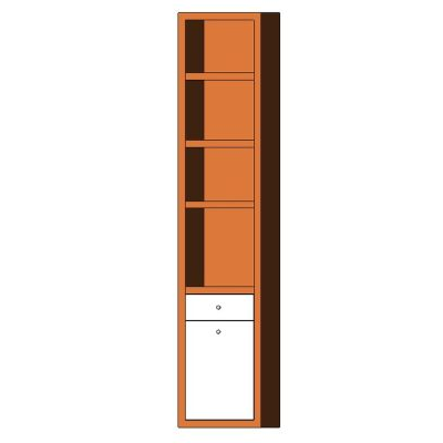 Sleek Vertical Bathroom Cabinet