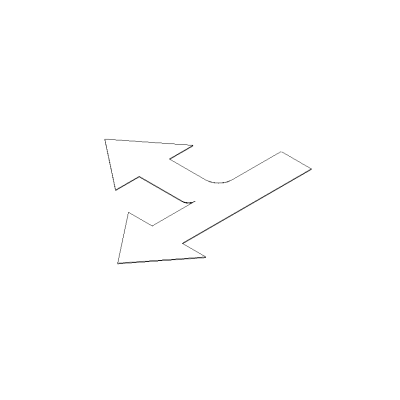 Right Diagonal Turn Arrow