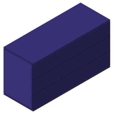 cabinet with 3 cajones