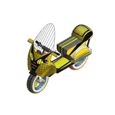 Ducati 998 motorcycle realistic 3D 7 3d revit motorcycle