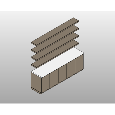 Storage Unit with Shelves