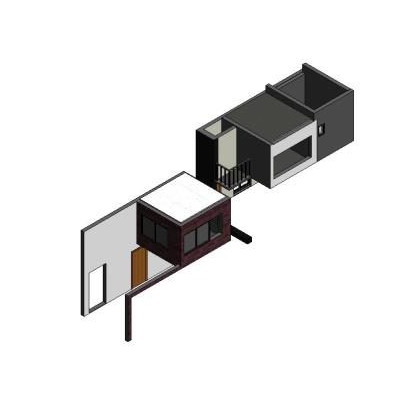 Housing extension - revit