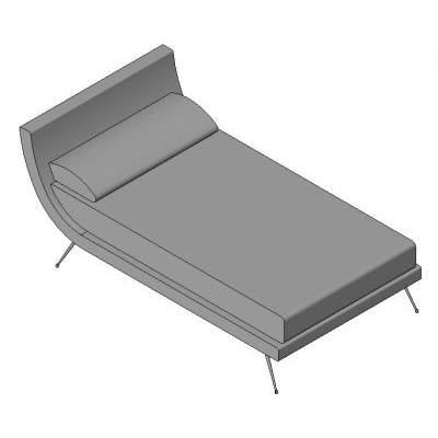 Sleek Modern Bed Model