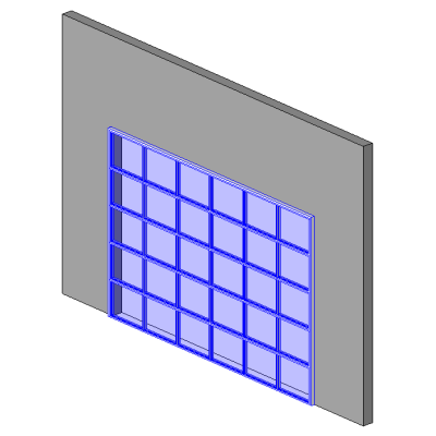 Glass Panel Garage Door 3466