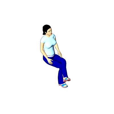 Seated Pose Figure