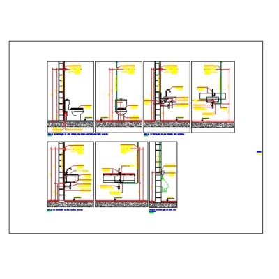 Installation of sanitary fixtures