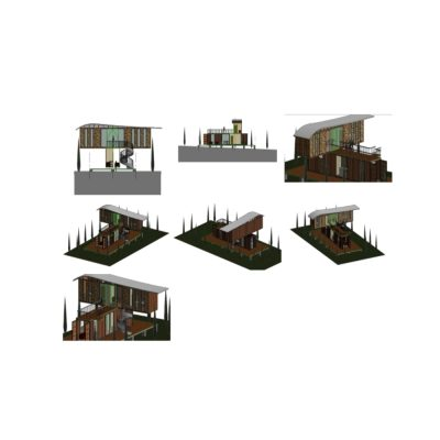 Innovative Two-Story Container House