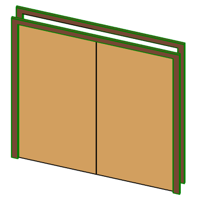 Seamless Double-Acting Flush Door