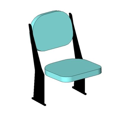 Lounge chair Van Keppel-Green detailed 19 Auditorium chair professional fixed seat