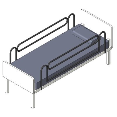 Single bed hospital