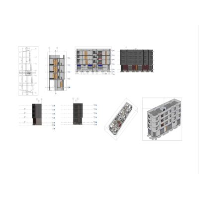 Urban Multifamily Residential Block