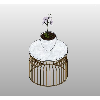 Decorative Vase with Table