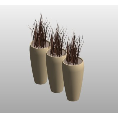 Tall Grass Cylinder Planters