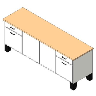 Chest of drawers modern wood top
