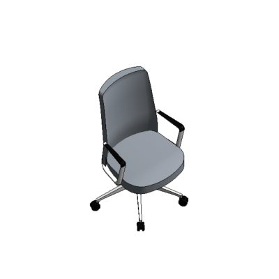 Chair modeled in revit for interior design