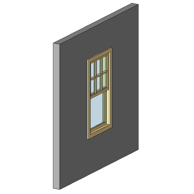 Double Hung 3 x 3 Craftsman 3454