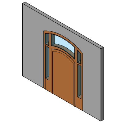 Arched Door Fixed 4514