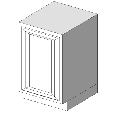 Base Cabinet 1 Door 21x24x34