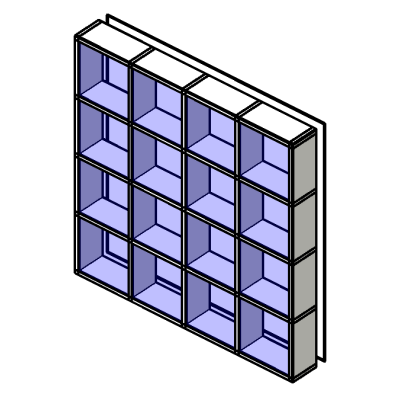 Glass Block Window with Joints 3182