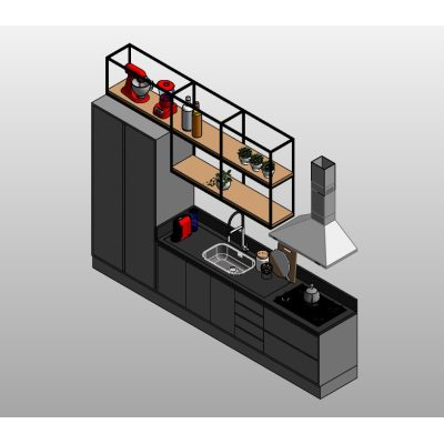 Large Family Kitchen Set