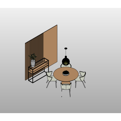 Stylish Dining Set for Four