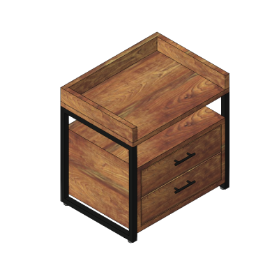 Industrial Nightstand