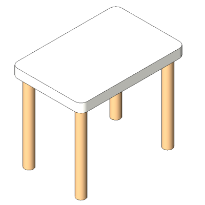 Modern End Table