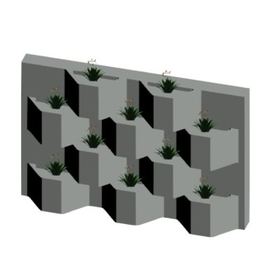 Vertical garden parametric family rvt2014