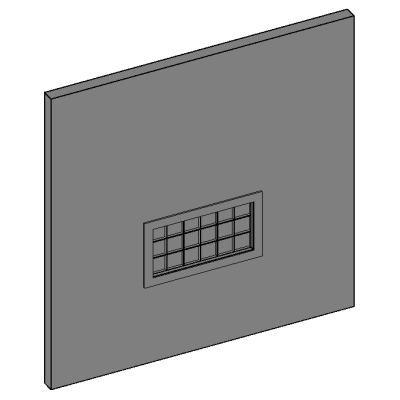 Glass block window 6063