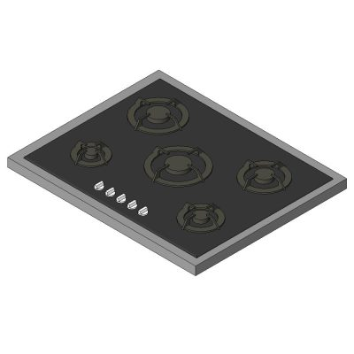5-Burner Gas Stovetop