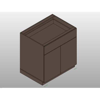 Double Door Kitchen Cabinet