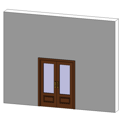Elegant Dual Panel Entryway