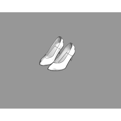 White Ballet Flats