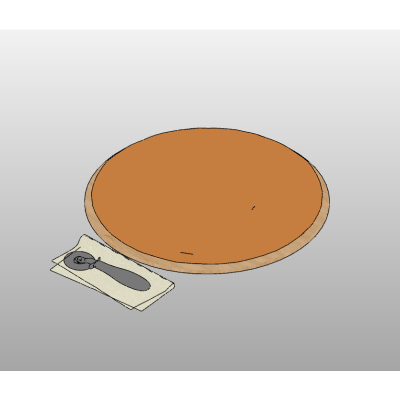 Pizza Set with Slicer