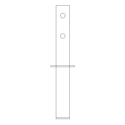 Lateral base pilar
