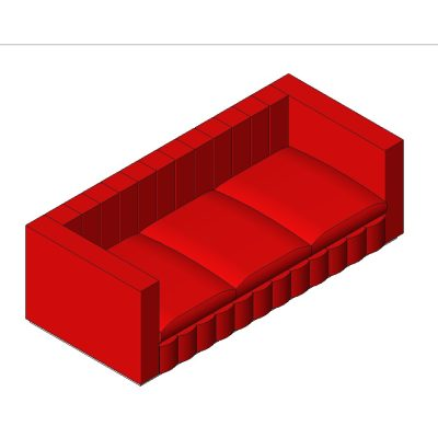 Red Sieve Sofa