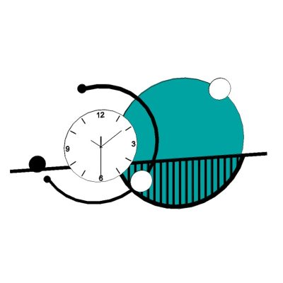 Wall clock modern decorative design