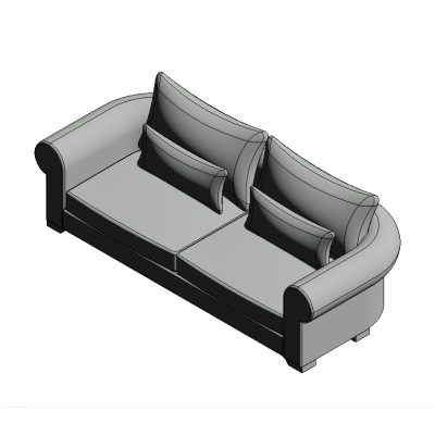Elegant Meridienne Sofa