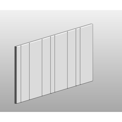Vertical Louvered Panel