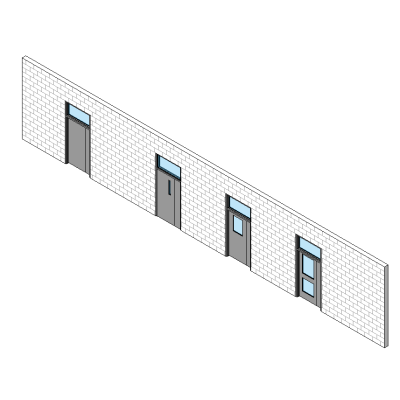 Adjustable Hollow Metal Doors-Unequal Leafs