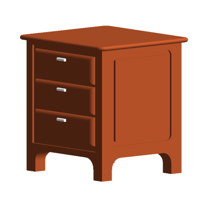 Elegant Bedside Table Design