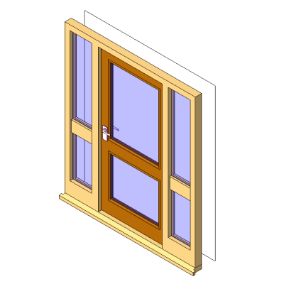 Contemporary Single Door Assembly