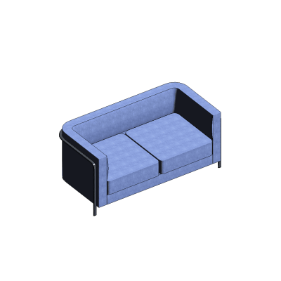 Modern Two-Seater Sofa
