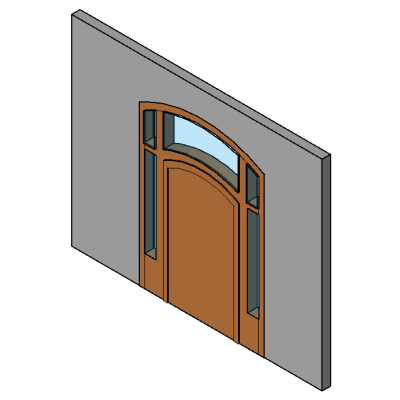 Dumpster enclosure door 2504