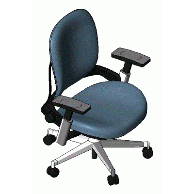 Ergonomic Task Chair with Armrests