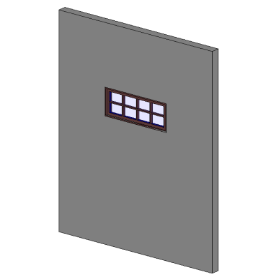 4x2 Wood Transom Window 1671