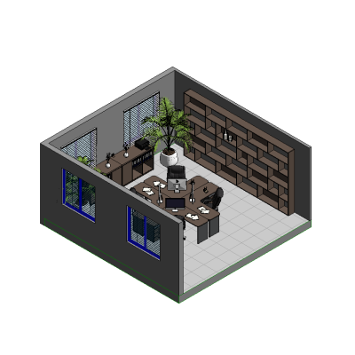 Contemporary Office Layout