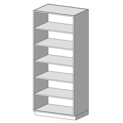 Tall Cabinet-Shelf Unit