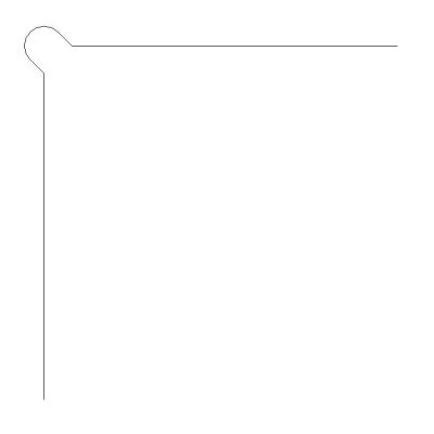 Small Cantilever Profile - 2D