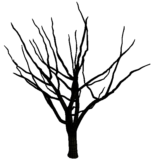 3D Dry Tree 8162